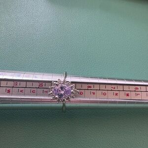 Fragrant Jewels Purple and Silver NWOT Ring Size 9